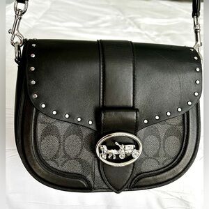 COACH Georgie Saddle Bag